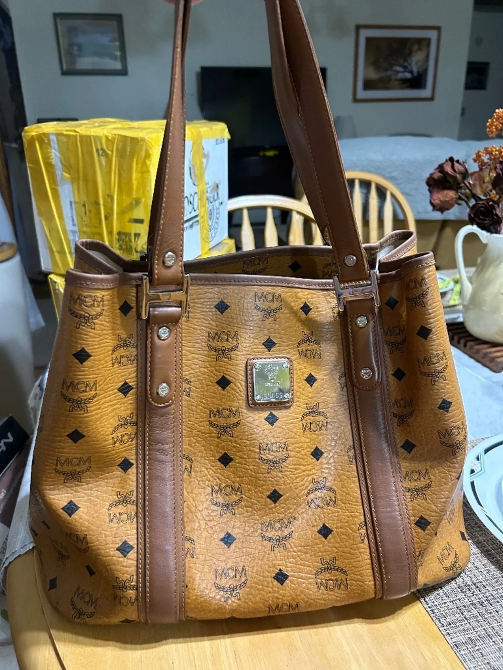 Mcm tote bag